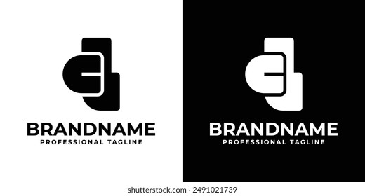 Letters CL Monogram Logo, suitable for any business with CL or LC initials