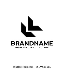 Letras CL Monogram Logo, adequado para qualquer negócio com iniciais CL ou LC