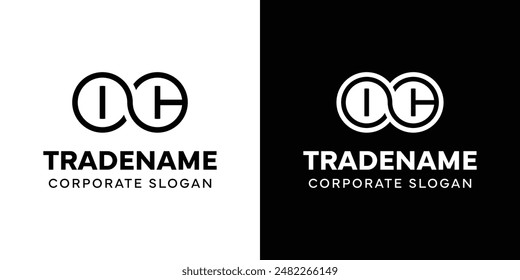 Letters CO Infinity Logo, suitable for business with OC or CO related to Eternity