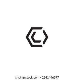 Logo de las letras COL OCL Hexagon