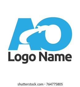 Letters company Logo vector