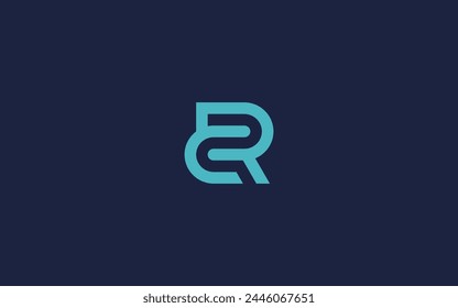 letters cr or rc logo icon design vector design template inspiration