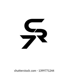 letters cr7 or c r 7 logo vector