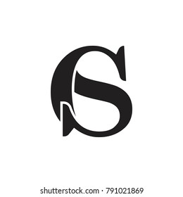 Letters Cs Linked Logo Vector
