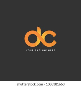 Letters D & C logo icon vector template.
