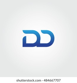 The letters D and D combined Icon Logo Templates. DD Initial Vector Design Element For Download