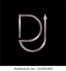 LETTERS D AND J MODERN AND EASY TO REMEMBER ELITE STYLE