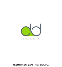 Letters D D, D & D joint logo icon vector template.
