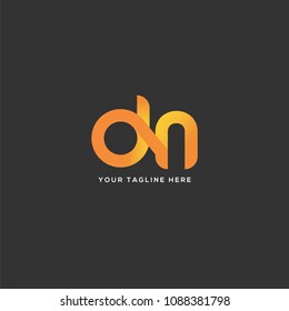 Letters D & N logo icon vector template.
