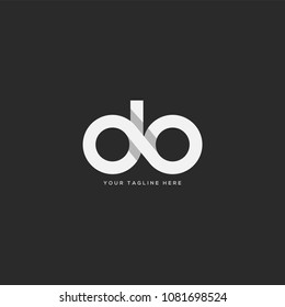 Letters D O joint logo icon vector template.
