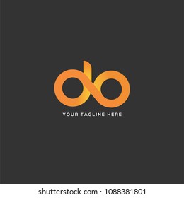 Letters D & O logo icon vector template.
