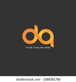 Letters D & Q logo icon vector template.
