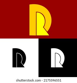 letters D and R. combined logo for company