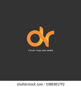 Letters D & R logo icon vector template.
