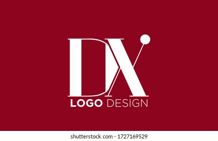 The letters D and X Combined Icon Logo Templates. DX Initial Vector Design Element For Download
