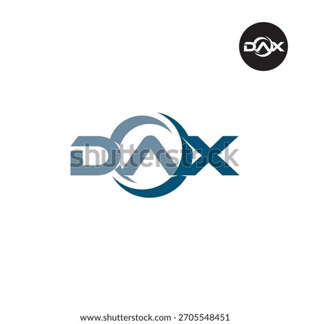 Letters DAX Logo Initials Acronym