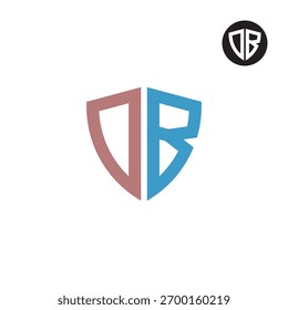 Letters DB Shield Logo Design
