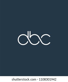 Letters DBC Joint logo icon vector element.
