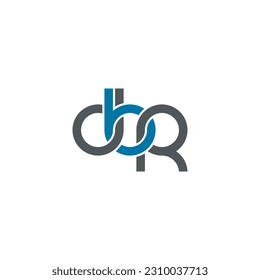 Letters DBR Monogram logo design