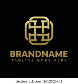 Letters DDDD Ornament Logo, symbolizing elegance, harmony, and creativity