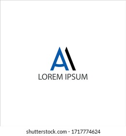 AM LETTERS DESIGN FOR LOGO ICON 