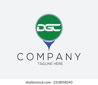 letters DGC And Golf club Logo Design Concept Vector Template