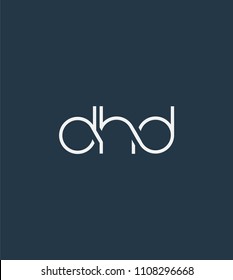 Letters DHD Joint logo icon vector element.