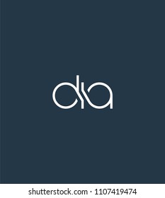 Letters DIA Joint logo icon vector element.