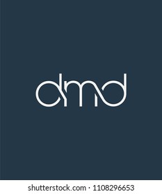 Letters DMD Joint logo icon vector element.