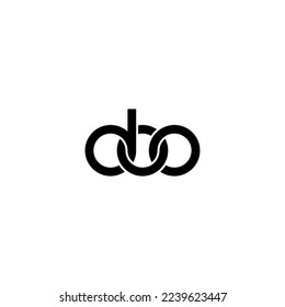 Letters DOO Logo Simple Modern Clean