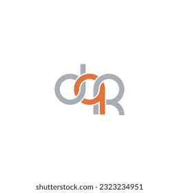 Letters DQR Monogram logo design
