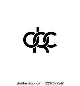 Letters DRC Logo Simple Modern Clean