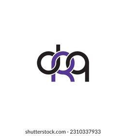 Letters DRQ Monogram logo design