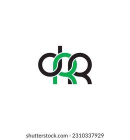 Letters DRR Monogram logo design