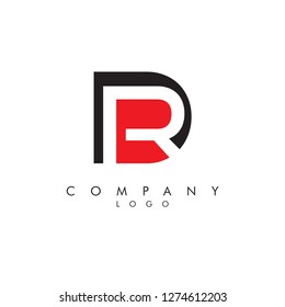 Letters dr/rd Company logo icon vector