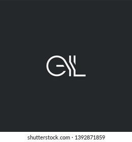 Letters E I L Joint logo icon vector element.