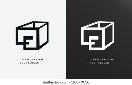 Letters E logo icon design