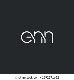 Letters E N N Joint logo icon vector element.
