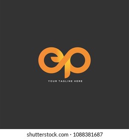 Letters E & P logo icon vector template.
