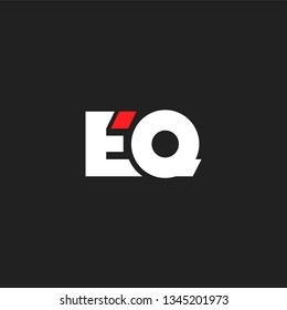 letters E & Q Joint logo icon vector template.
