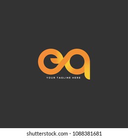 Letters E & Q logo icon vector template.
