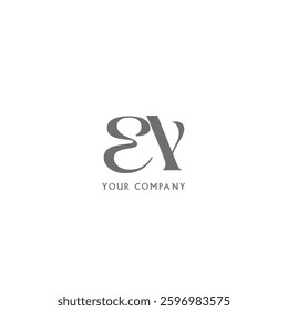 Letters E Y  Joint logo icon vector template. EPS 10