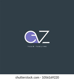 Letters E Z, E & Z joint logo icon vector template.