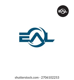 Buchstaben EAL Logo Initialen Akronym