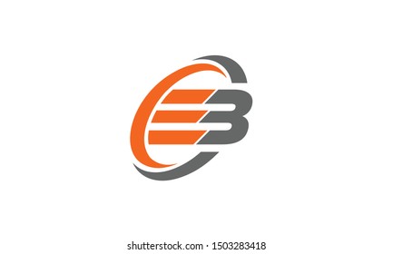 Letters EB Initials Logo. Textual New Logo.