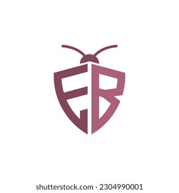 Logotipo de control de plagas de las letras EB