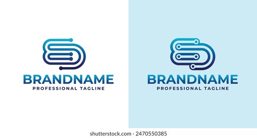 Letters ED Technology Logo, Great for Tech Hardware and Electronics Brands