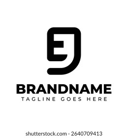 Letters EJ Monogram Logo, for business with JE or EJ initials