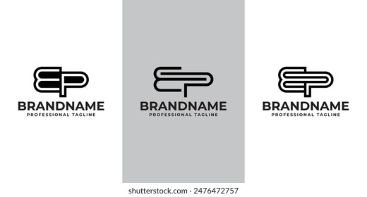 Letters EP Monogram Logo set, Versatile for Businesses with EP or PE Initials