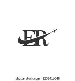 letters er logo template